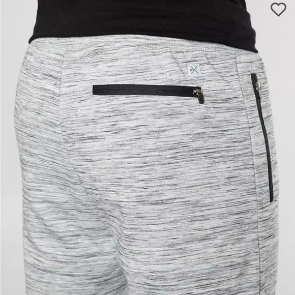 Departwest Men's Jogger Sweatpants M Gray Tapered Ankle Zipper Pockets - Picture 4 of 12